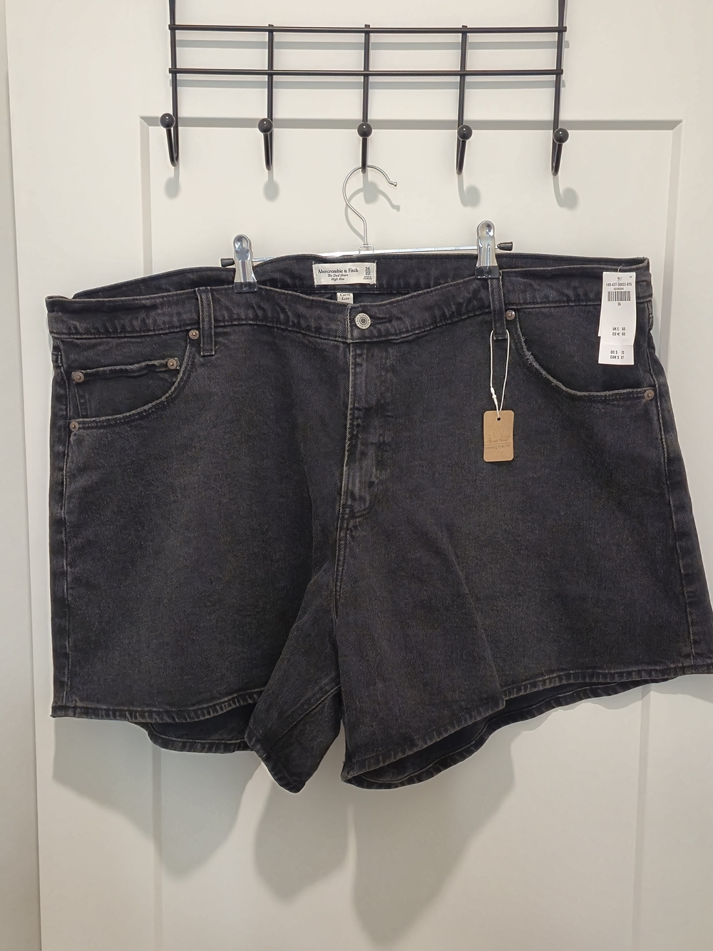 The Dad Short. Highrise Jean Short Abercrombie & Fitch